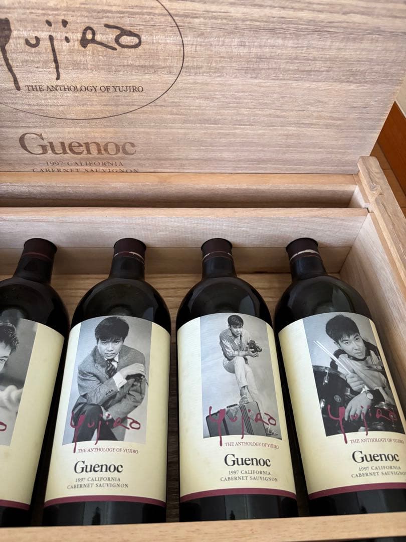 石原裕次郎メモリアルワイン6本セット 豪華木箱入り　1997年Guenoc