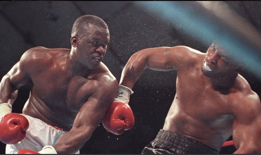 ボクシング　タイソンvsダグラス　世紀の大番狂わせ　東京ショック‼️ 土産ポスター