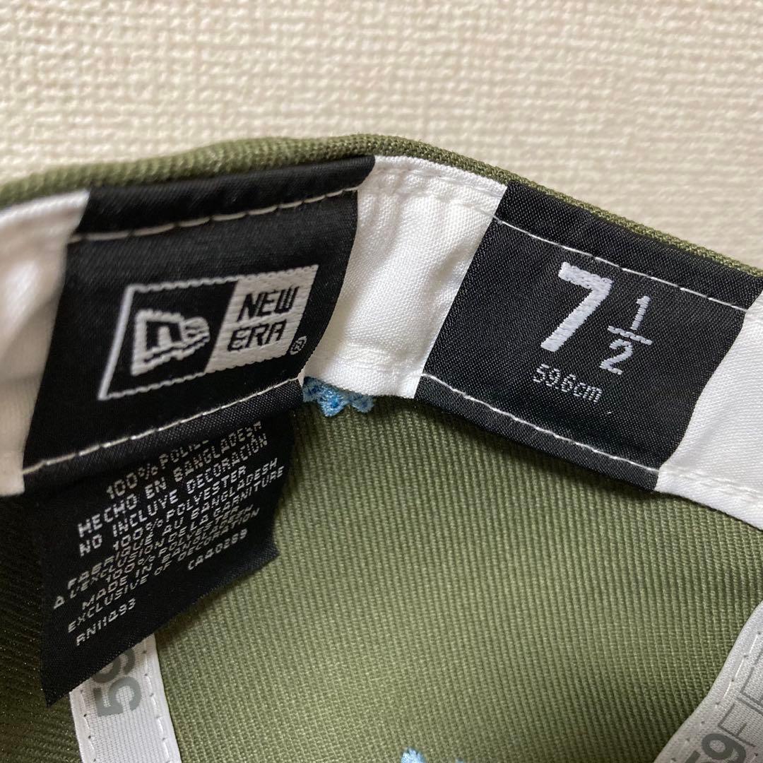 【海外限定】ニューエラ アリゾナダイアモンドバックス 59FIFTY オリーブ