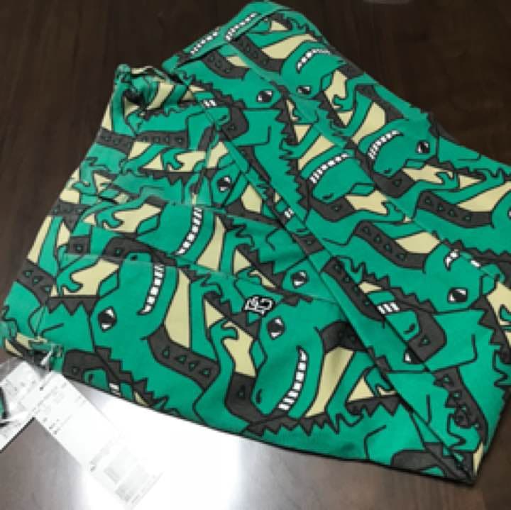 パーリーゲイツ T-REX 総柄プリント パンツ ウールパンツ 新品未使用