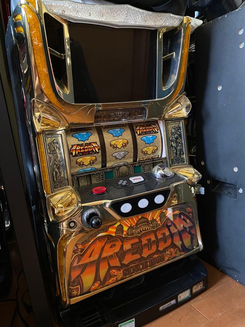 パチスロ実機 アレジン　不要機付