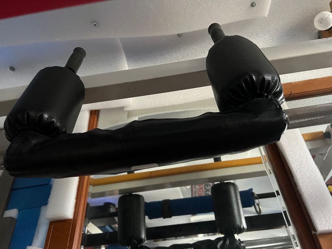 セーフティスクワットバー新品保管品曲がり型