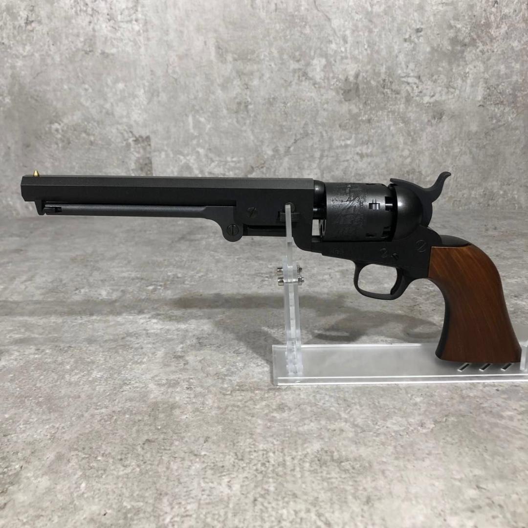 希少 未使用 東京マルイ エアリボルバー プロ No.6 M1851 NAVY