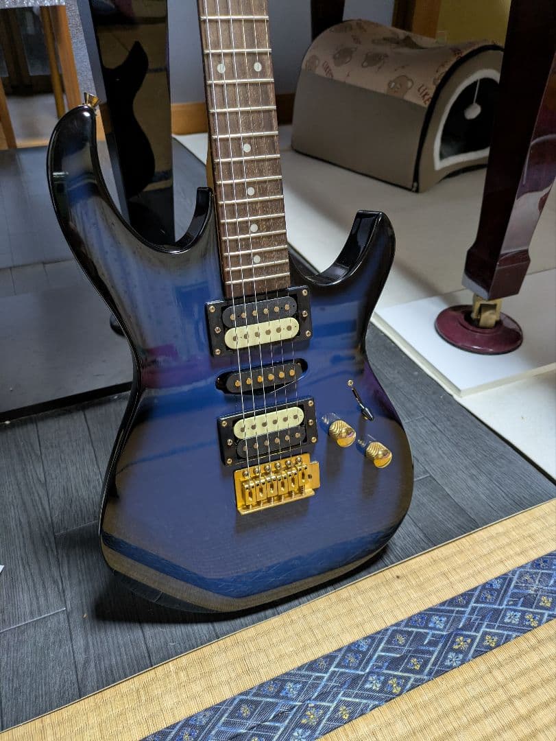アンボーイ　フジゲン　エレキギター　ブルー