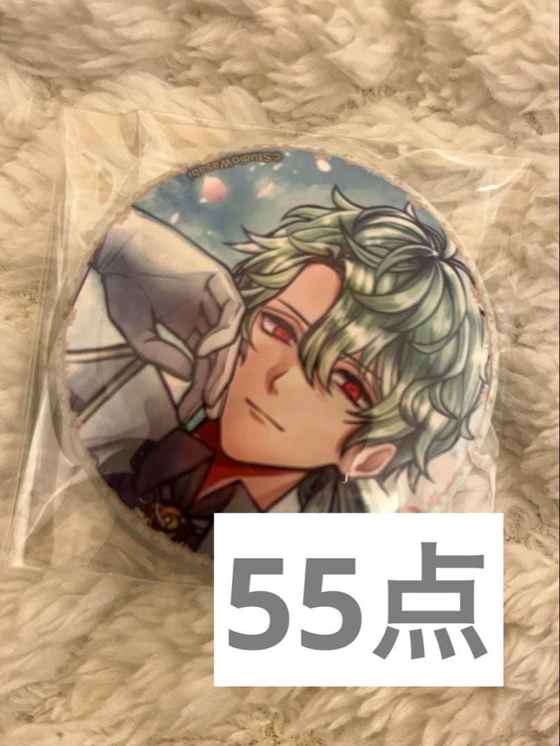 あくねこ ハナマル 缶バッジ 55個 まとめ売り