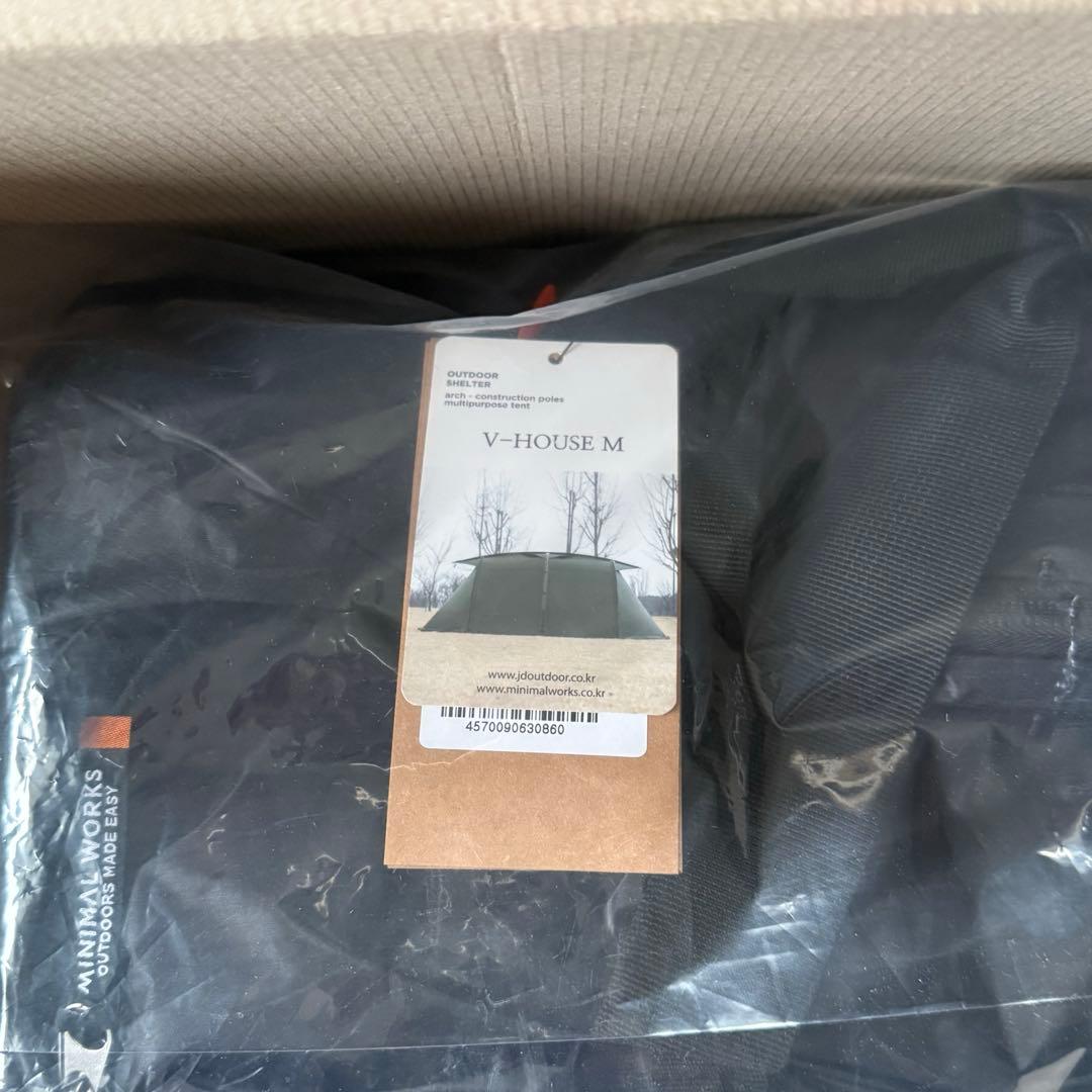 黒新品53%of MINIMAL WORKS Vハウス テント M ブラック