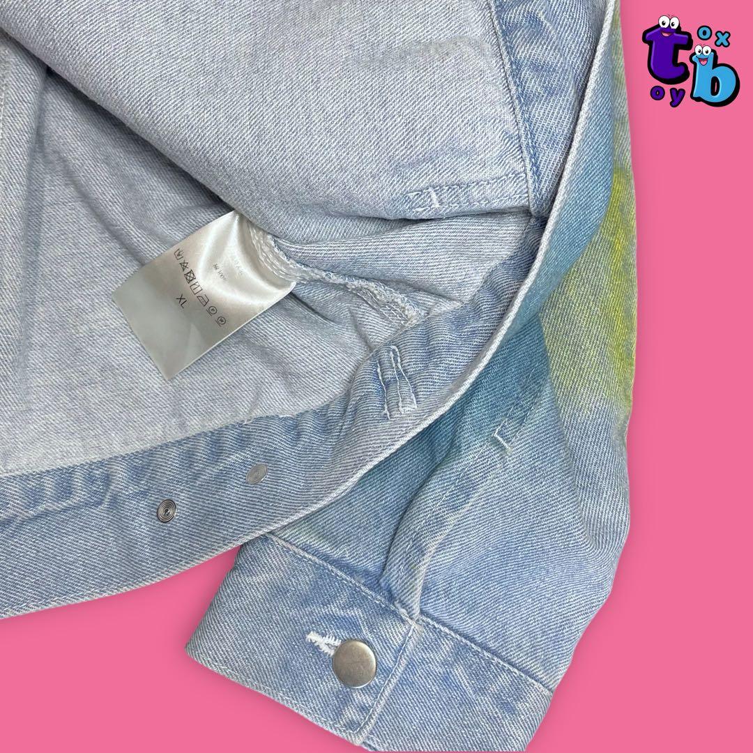 エイベックス【倖田來未 スプレーペイント デニムジャケット XL】No.C302