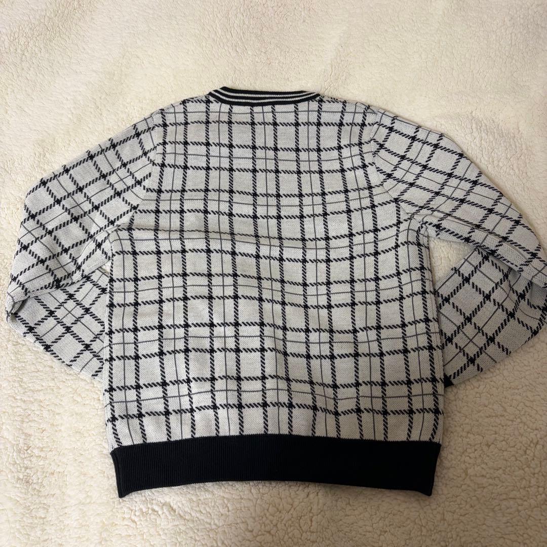 Callaway チェック柄 Vネックセーター