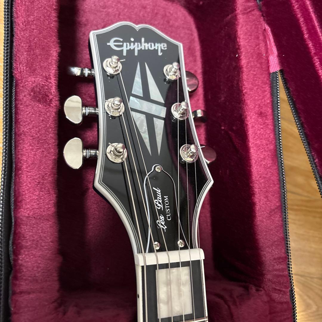 ギター Epiphone LesPaul Custom Quilt Viper Blue