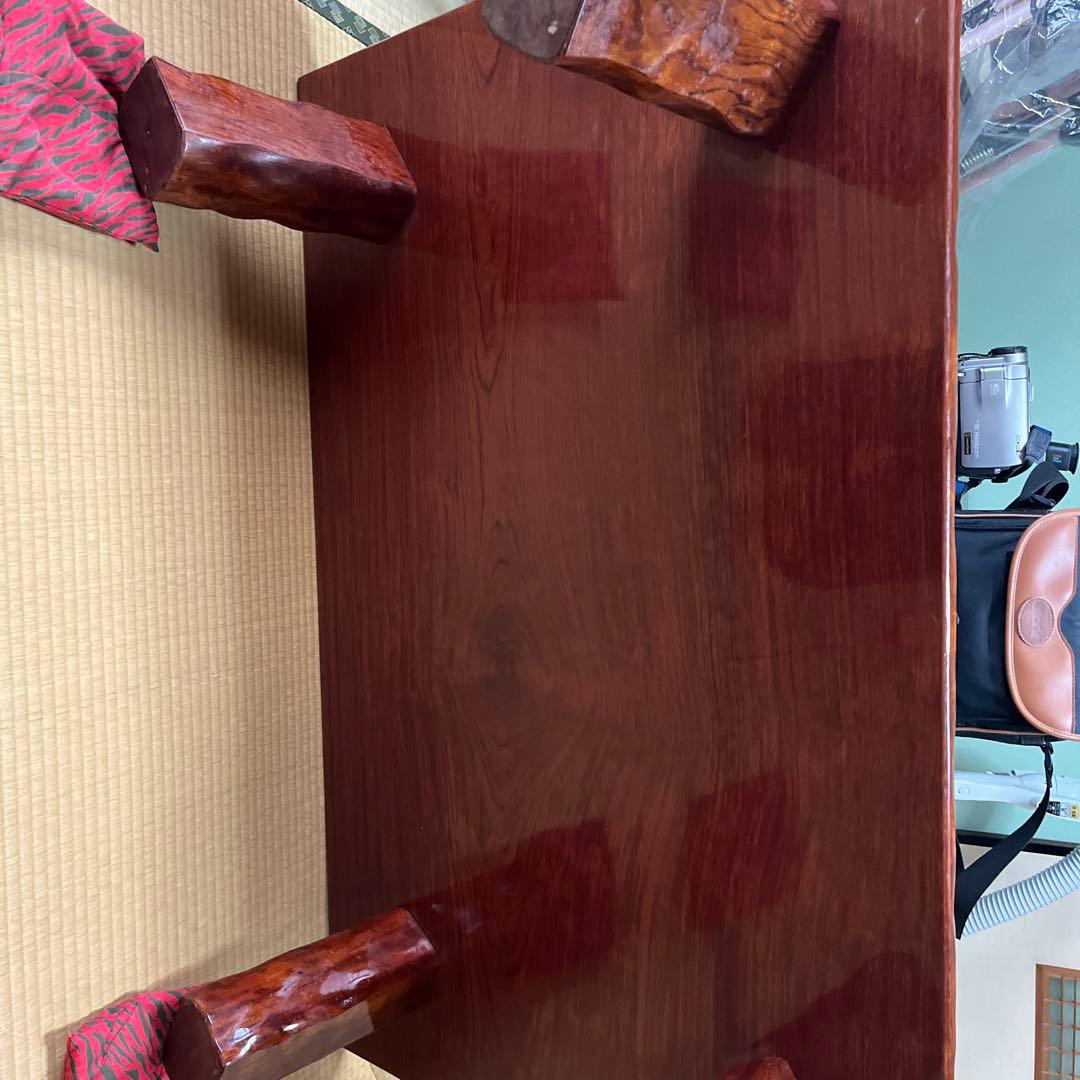 1枚板　座卓　テーブル　アンティーク　一枚板