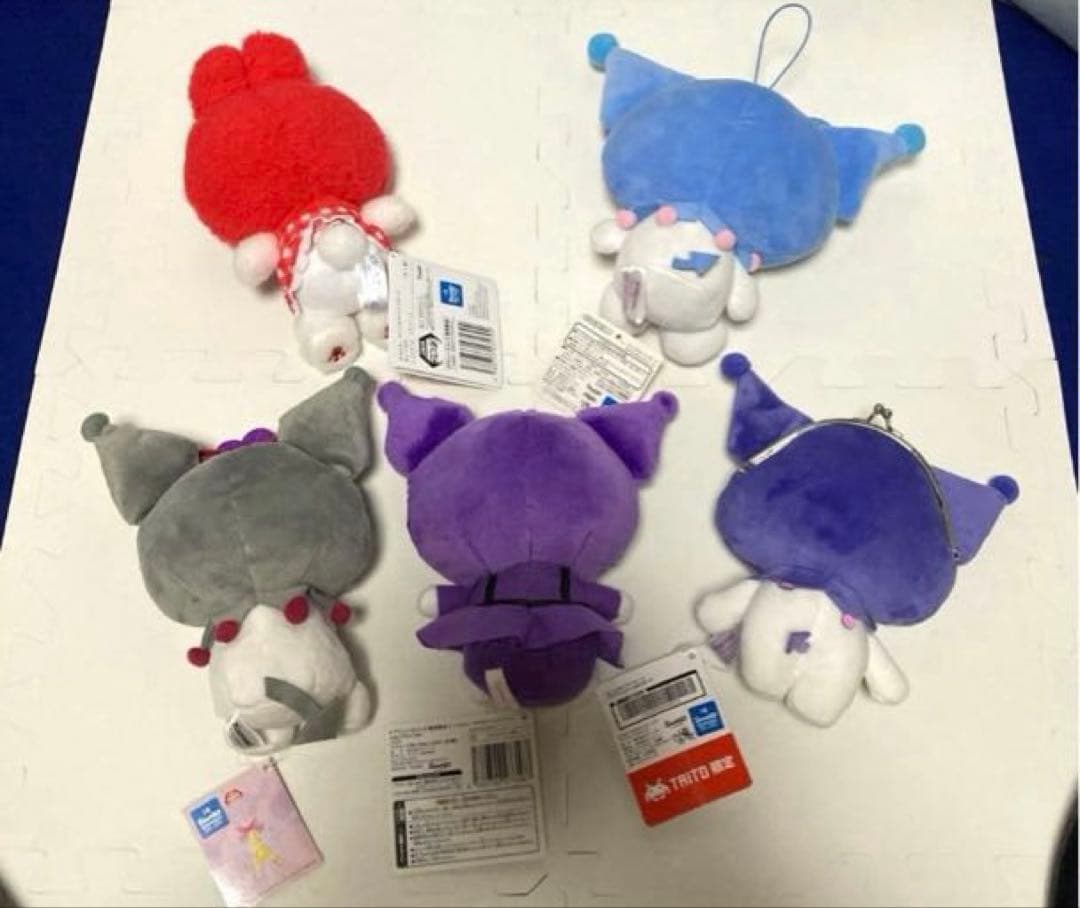 サンリオキャラクターズ　ぬいぐるみ　ジュエリーボックス　クロミ他　バラ売りOK