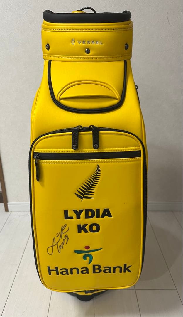 数量限定新品未使用　リディア・コ直筆サイン入りゴルフバッグ ゴルフパートナー当選