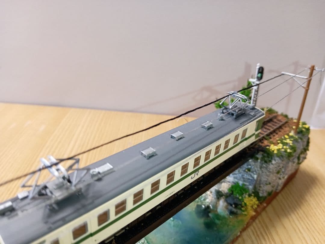 Nゲージ 鉄道模型 ジオラマ　車両付き（その6)