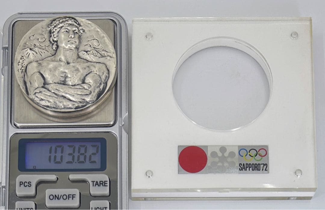 SV1000 純銀メダル 103.8g 第11回札幌オリンピック冬季大会