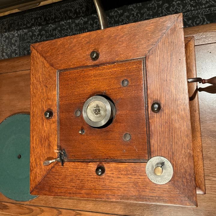 ♫最稀少‼︎ 英国 HMV 大型 GRAMOPHONE ラッパ蓄音機 Victor