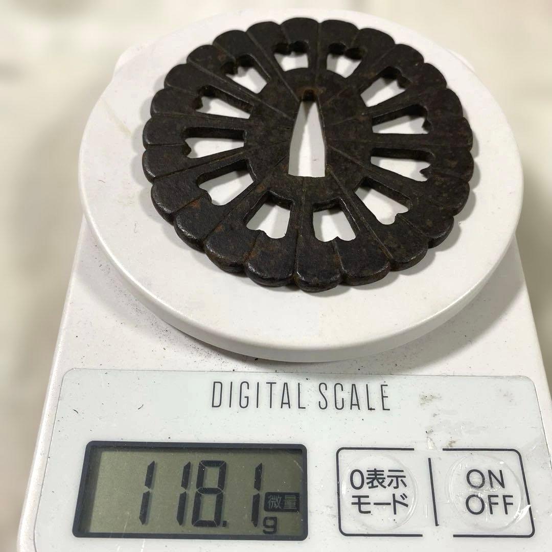 B-71 鍔　武具　刀装具　骨董品　時代物　日本　美術品　工芸品