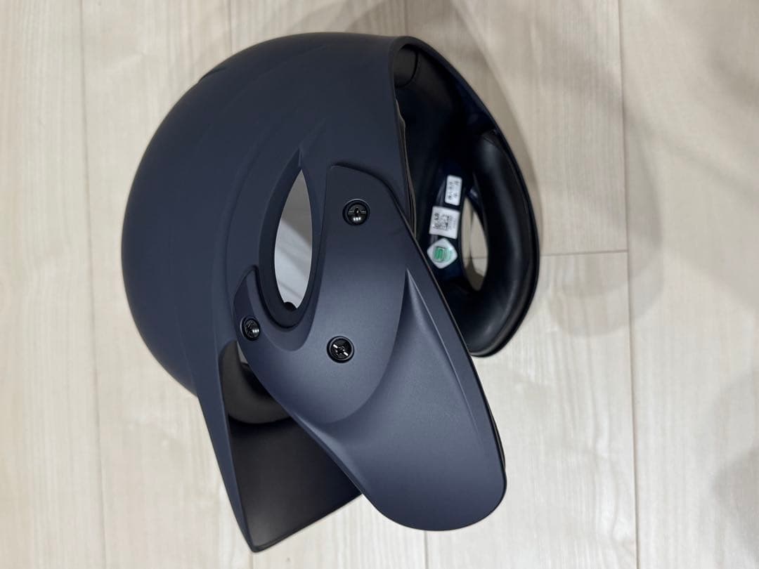 ssk 硬式用ヘルメット フェイスガード 右 Oサイズ 艶消しネイビー