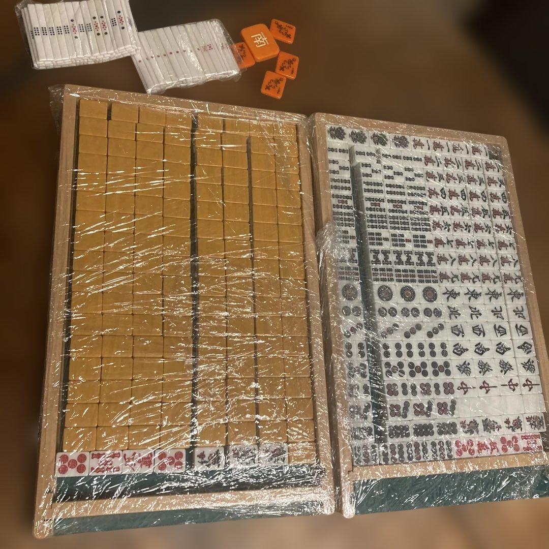 雀豪マーク3 高級　麻雀牌　2セット 点棒付き　超美品　使用5回未満　昨年購入