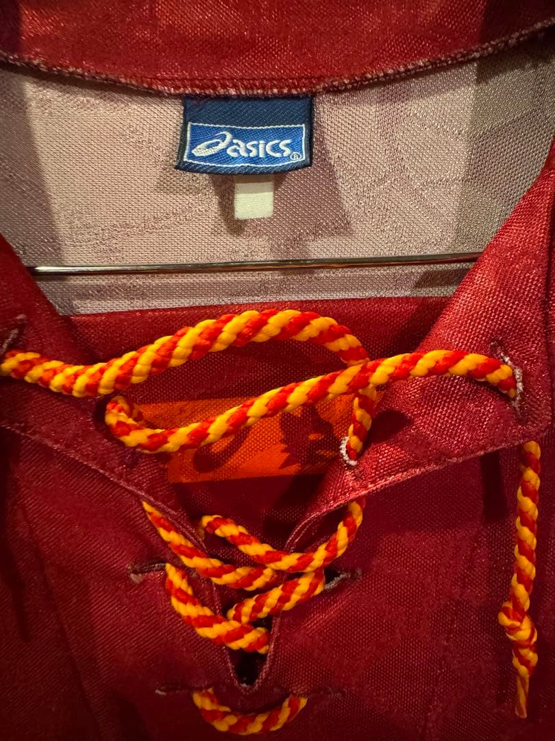 ビンテージ アシックス ASローマ ユニフォーム フットボール