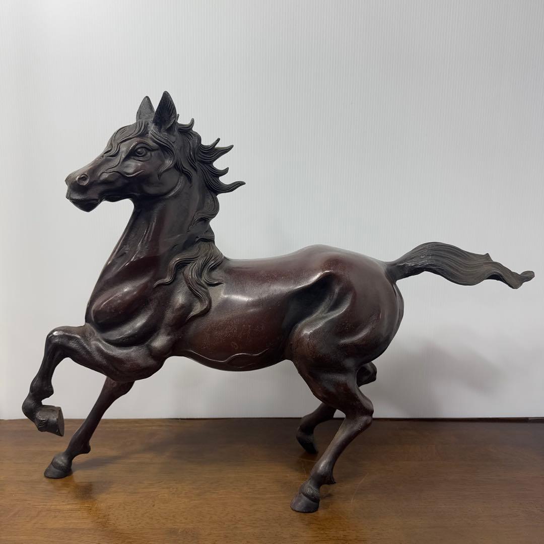 跳ね馬 金属製 オブジェ 鉄製 馬 置物 インテリア 金属工芸