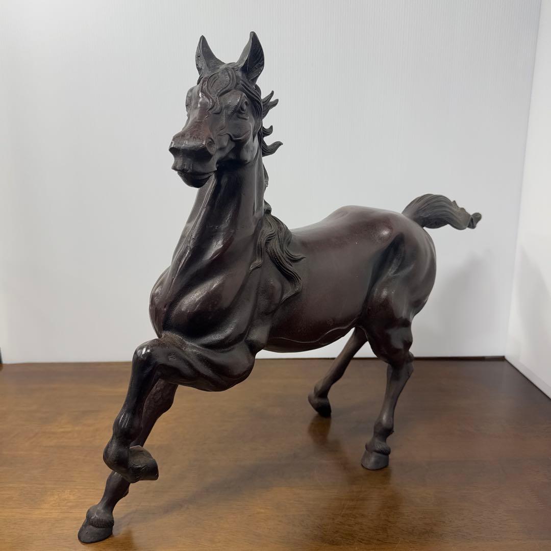 跳ね馬 金属製 オブジェ 鉄製 馬 置物 インテリア 金属工芸