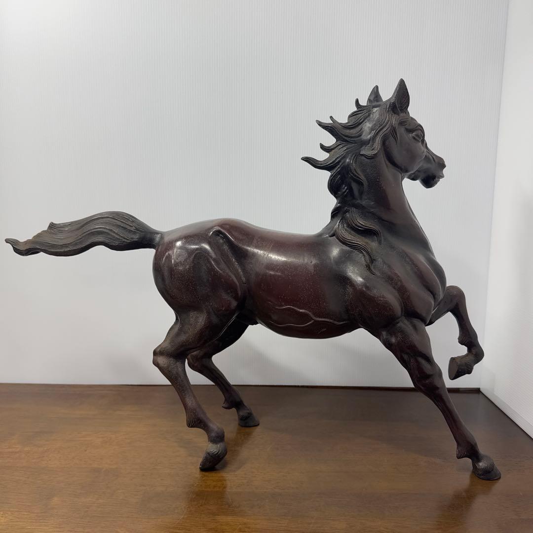 跳ね馬 金属製 オブジェ 鉄製 馬 置物 インテリア 金属工芸