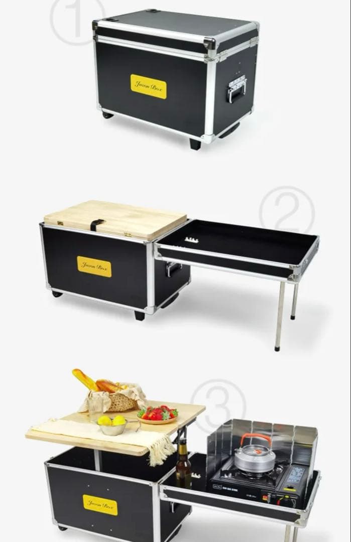 55L 大容量　収納ボックス カート　キッチンテーブル