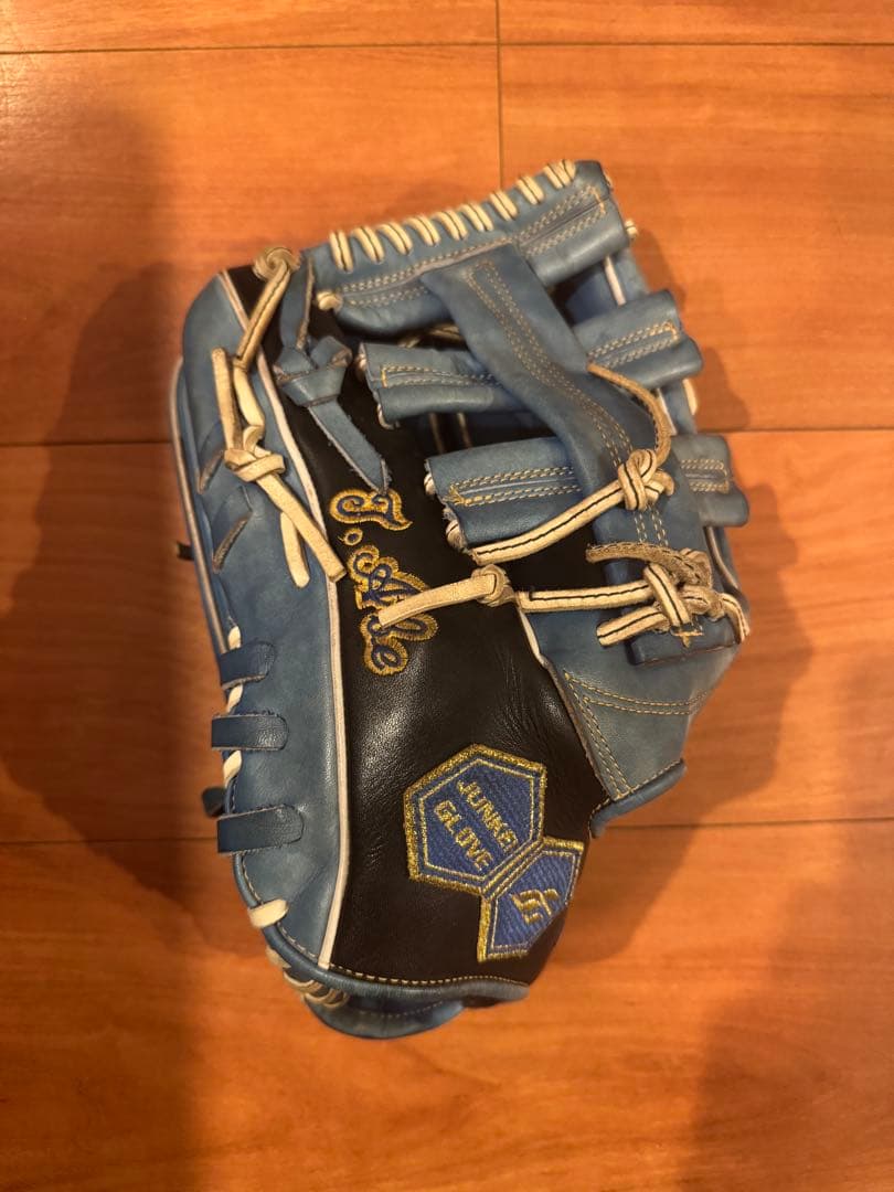 ジュンケイグラブ 青 左投外野手用