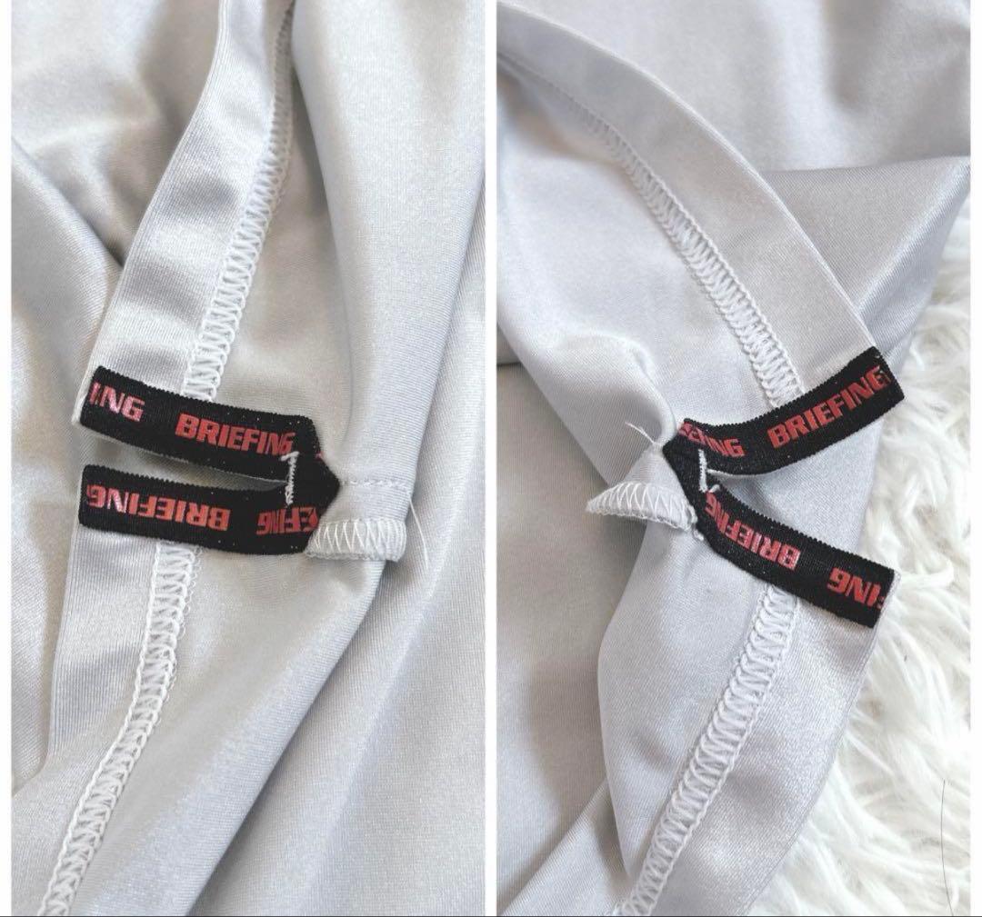 【極美品】ブリーフィング 半袖シャツ モックネックL ゴルフウェア