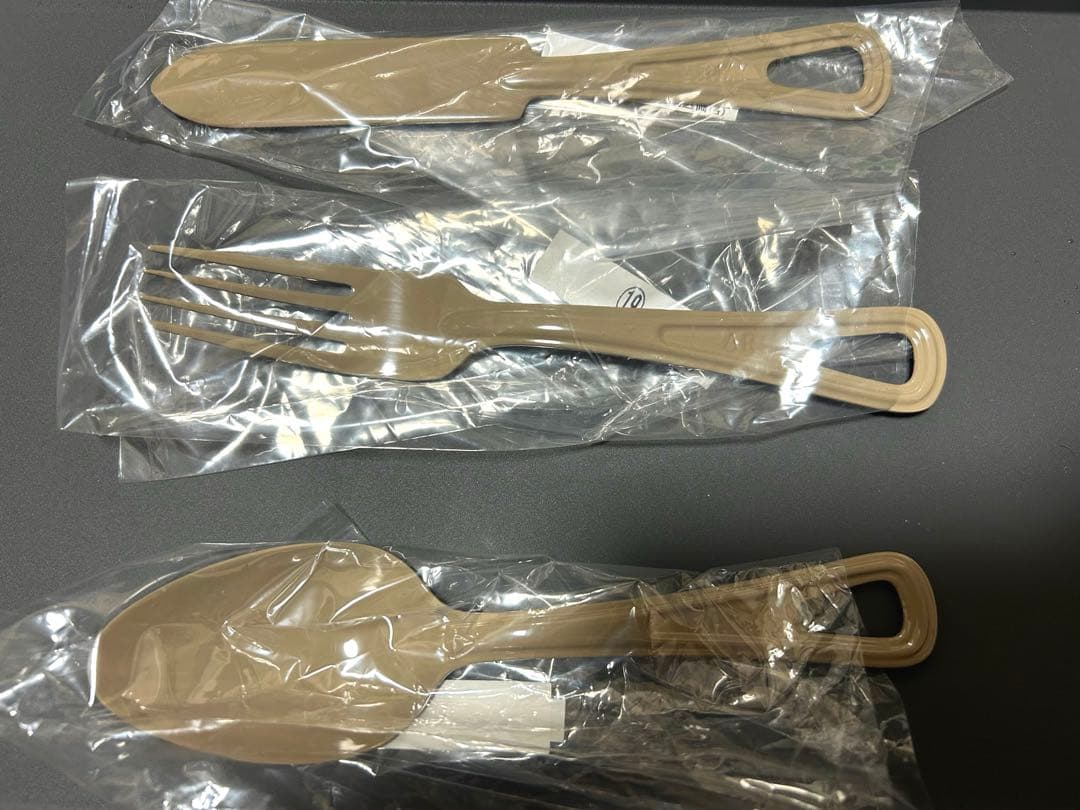 ブラント　BRUNT スプーン　フォーク　ナイフ　タンカラー　3点セット　未使用