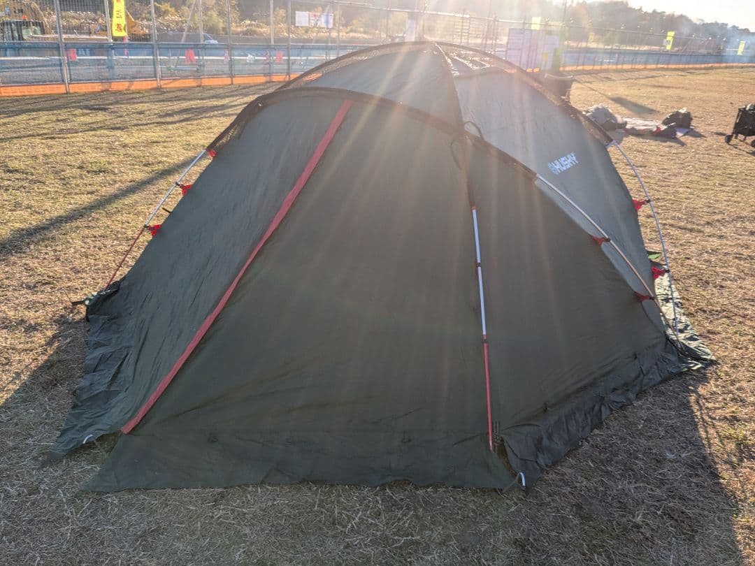 HUSKY FIGHTER 3-4 ドームテント 3-4人用 　グランドシート付