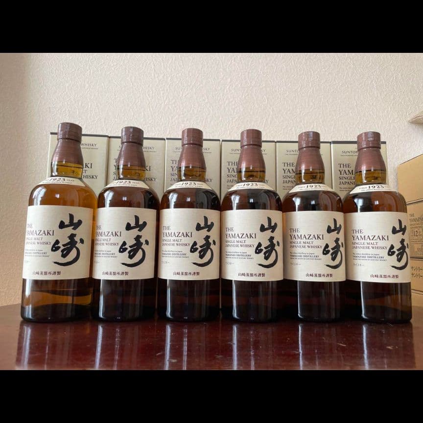 山崎 シングルモルトウイスキー 700ml　６本