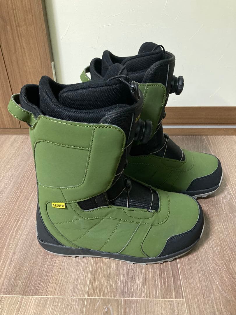 美品26.5cm ARBN エアボーン スノーボードブーツ オリーブ×ブラック