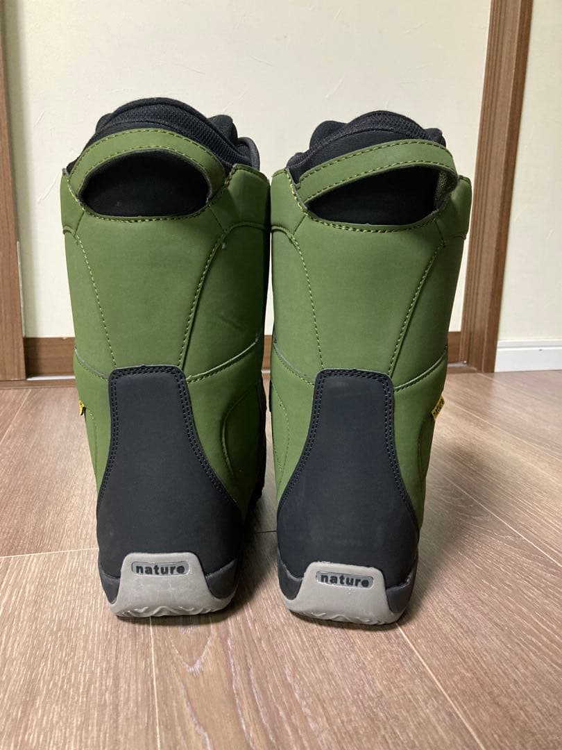 美品26.5cm ARBN エアボーン スノーボードブーツ オリーブ×ブラック