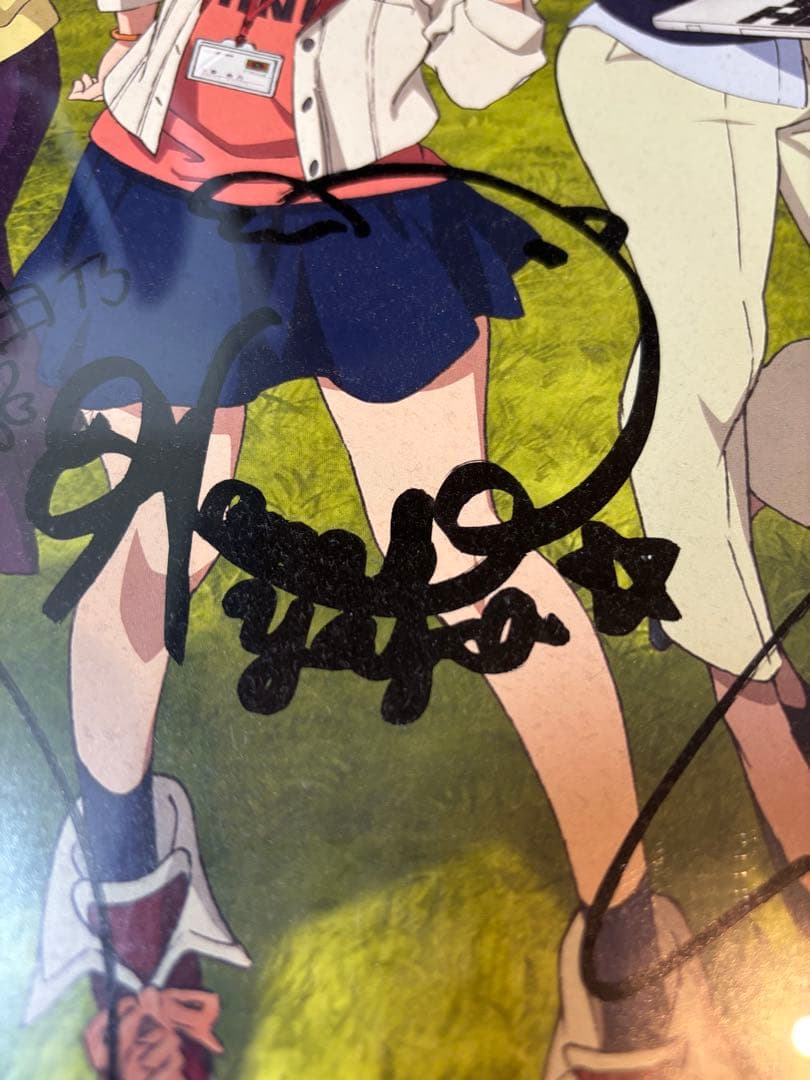 サクラクエスト ポスター サイン入り 小松未可子 上田麗奈 安済知佳 など５名