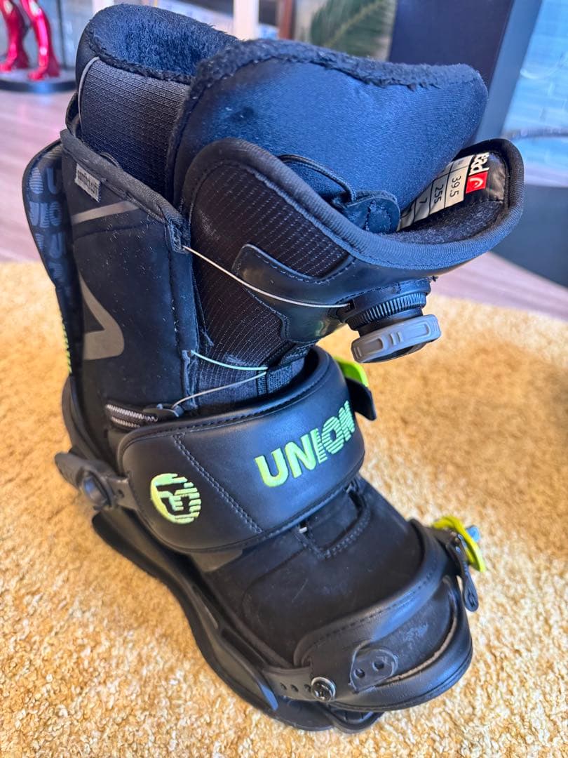 UNIONビンディングブラック・イエロー/head スノーボードブーツ ブラック