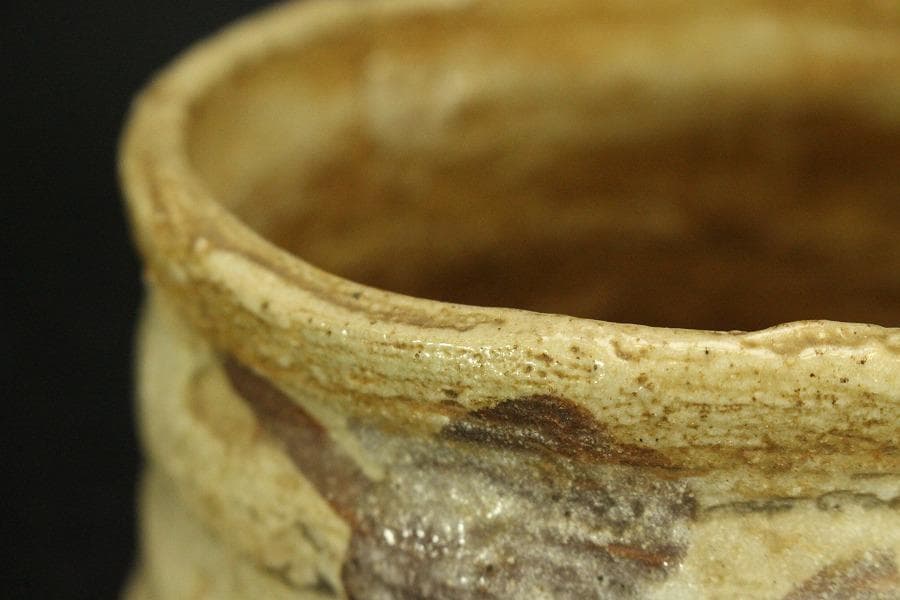 茶道具 古志野 茶碗 古美術(A808)