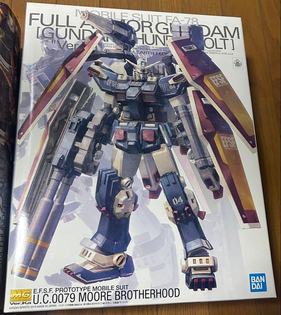 MG サイコザク、フルアーマーガンダム（サンダーボルト）2点セット 中古品