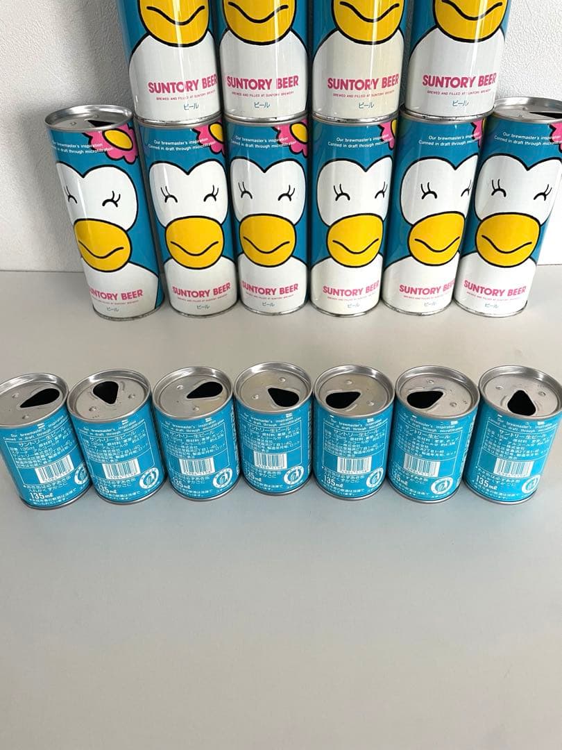 昭和レトロ　サントリー ペンギン　空き缶　17本セット