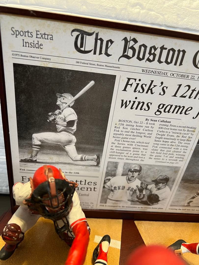 【Danbury Mint】Carlton Fisk’s  Run