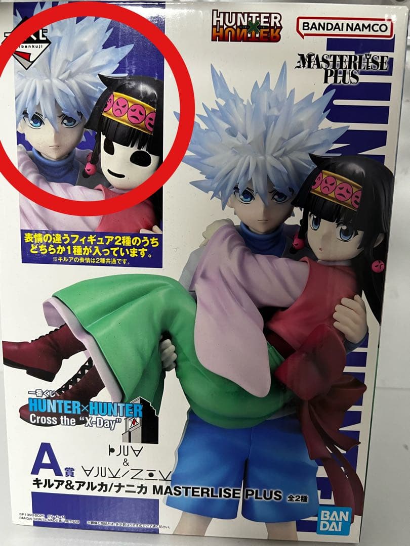 ハンターハンター　一番くじ　A賞　キルア&アルカ　ナニカver フィギュア