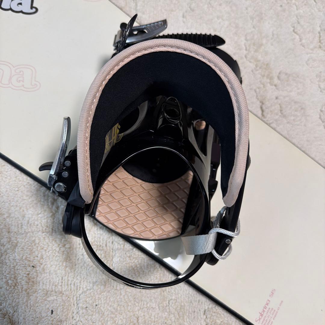 Sabrina スノーボード　144cm HEADビンディング　キスマークバッグ