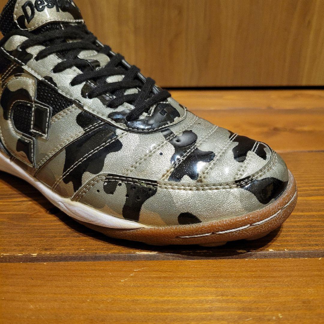 デスポルチ 10周年限定シューズ 26.5cm カモフラ 銀