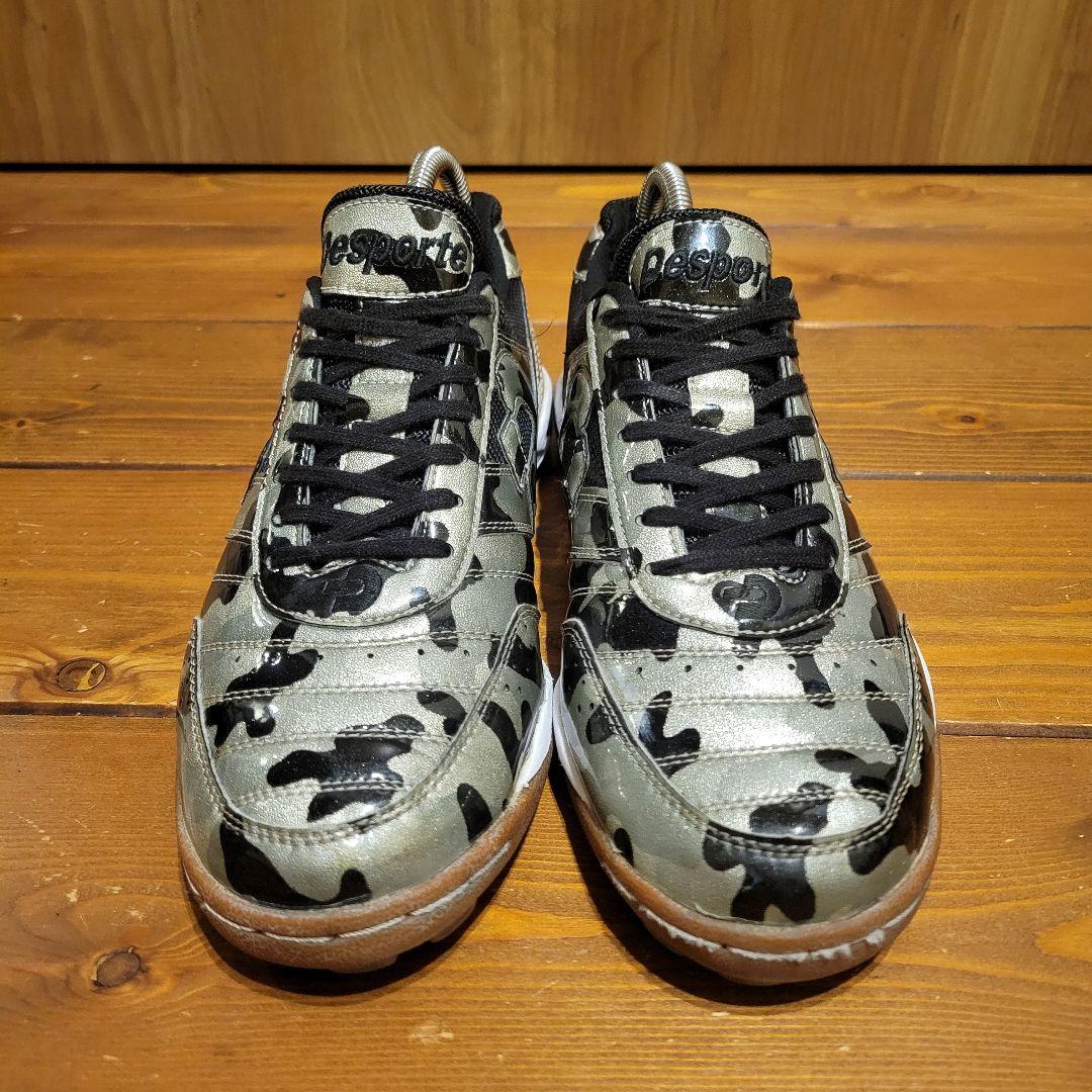デスポルチ 10周年限定シューズ 26.5cm カモフラ 銀