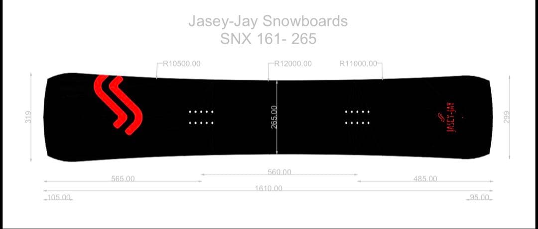 希少　Jasey Jay boards SNX 161