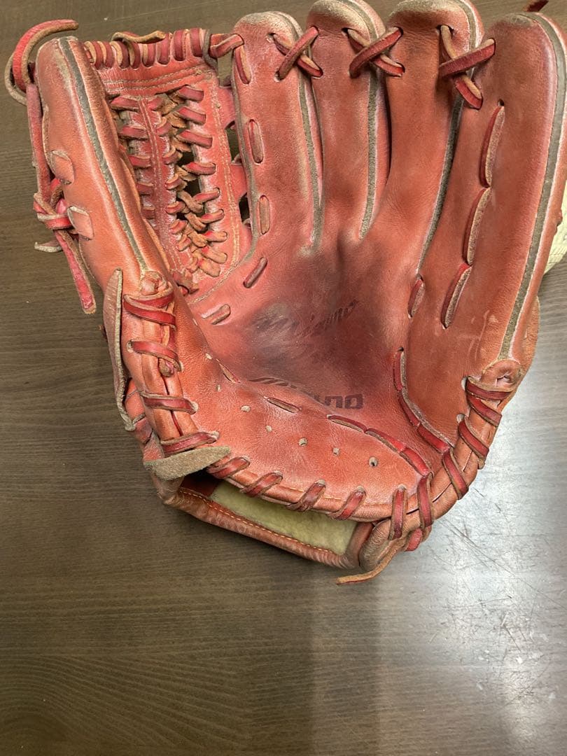 MizunoPro 軟式グローブ 赤 井端モデル 内野 ショート用