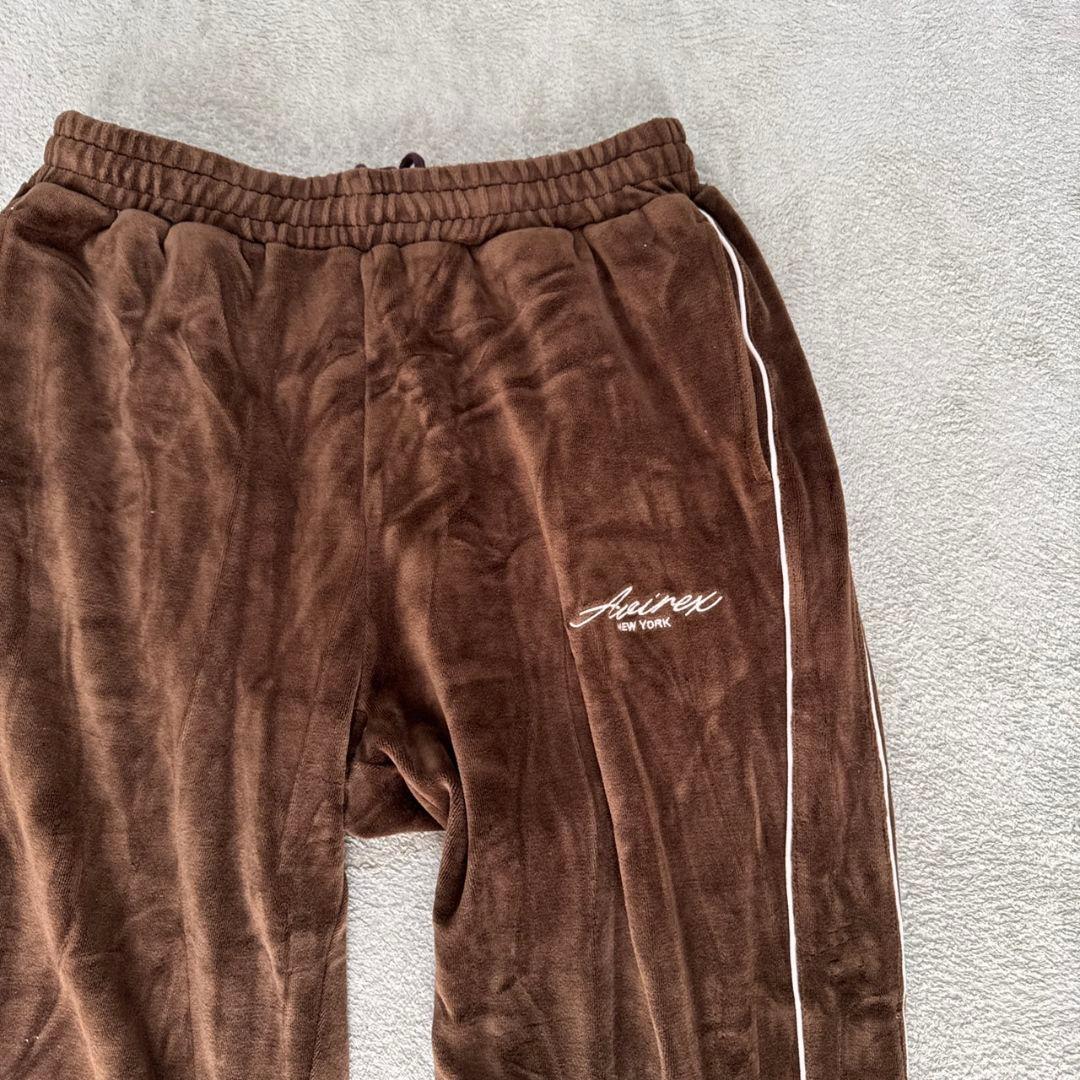 AVIREX アヴィレックス ベロア セットアップ ジャージ ジャケット パンツ