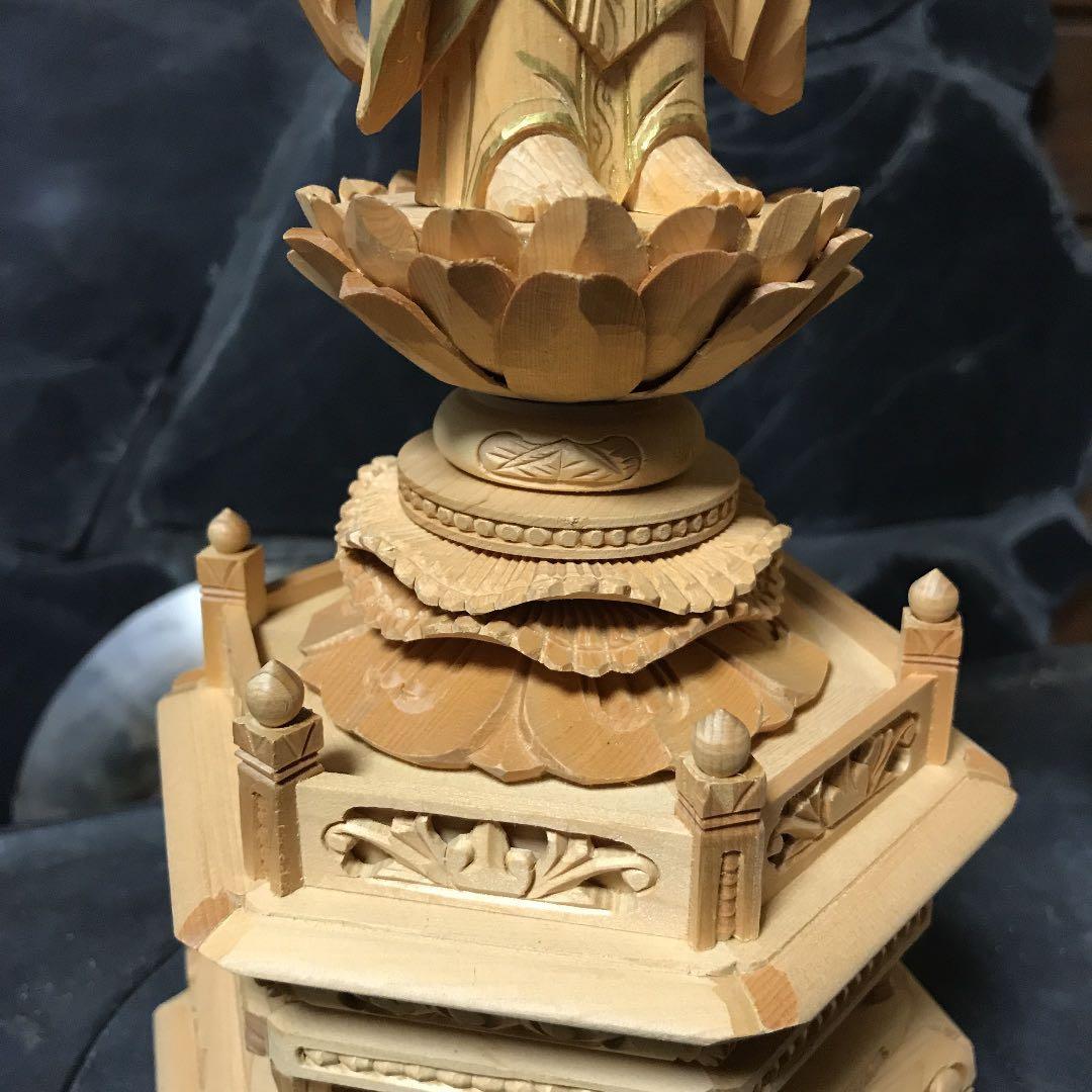 釈迦如来　木彫仏像　仏教美術