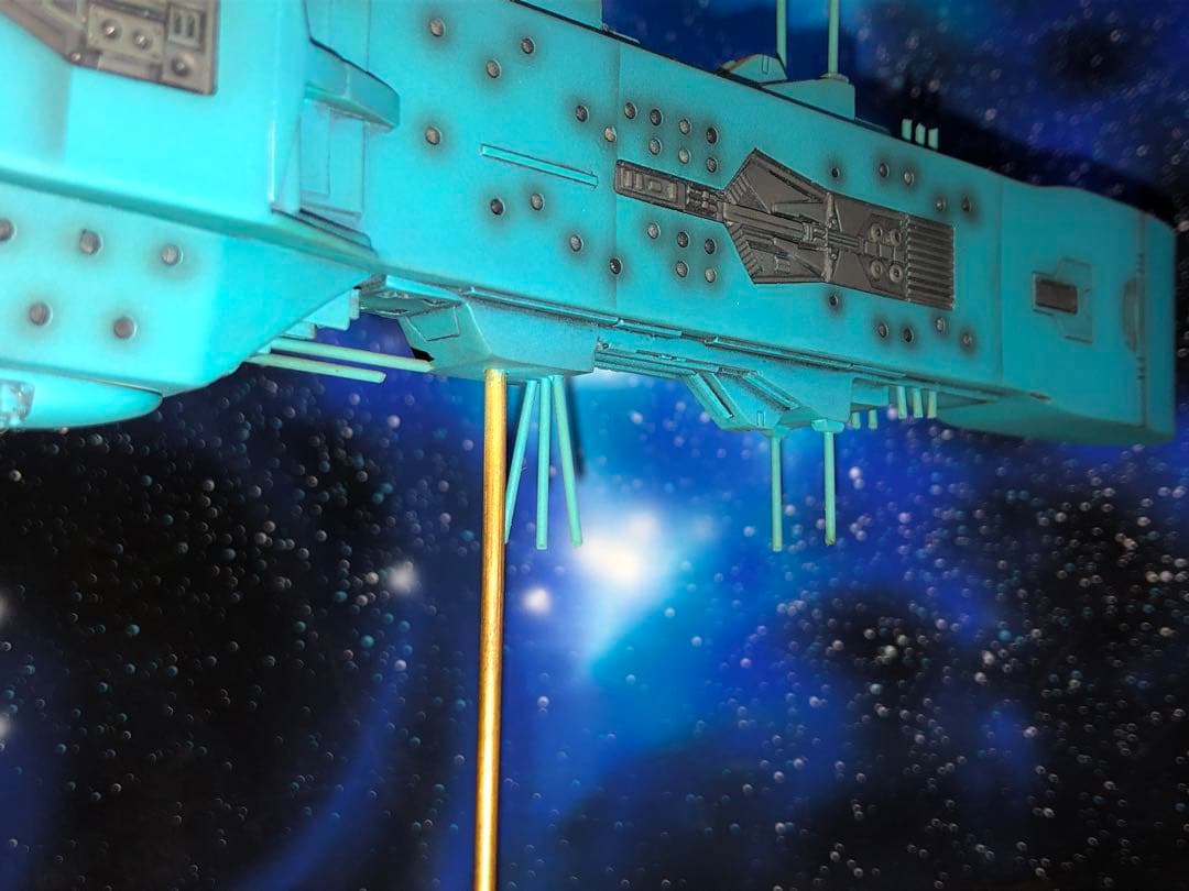 1/3000自由惑星同盟軍第13艦隊旗艦ヒューベリオン塗装済み完成品銀河英雄伝説