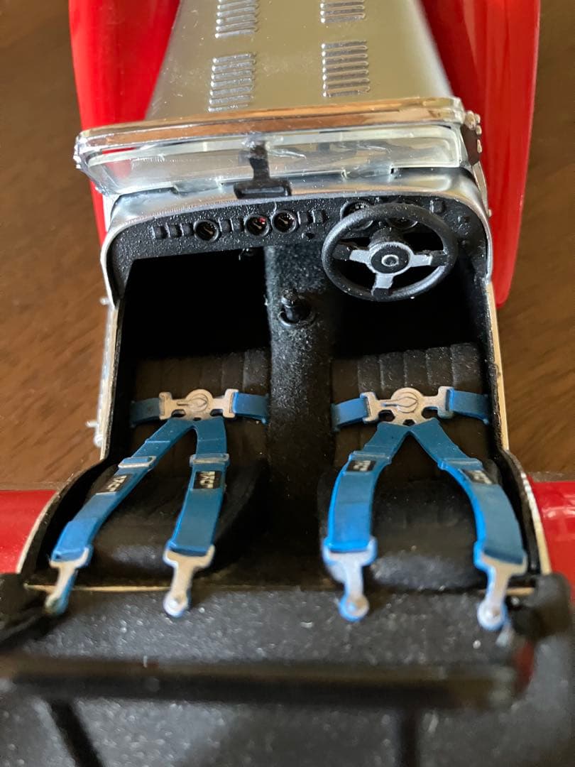 京商1/18CATERHAM SUPER SEVEN ミニカーレッド/シルバー